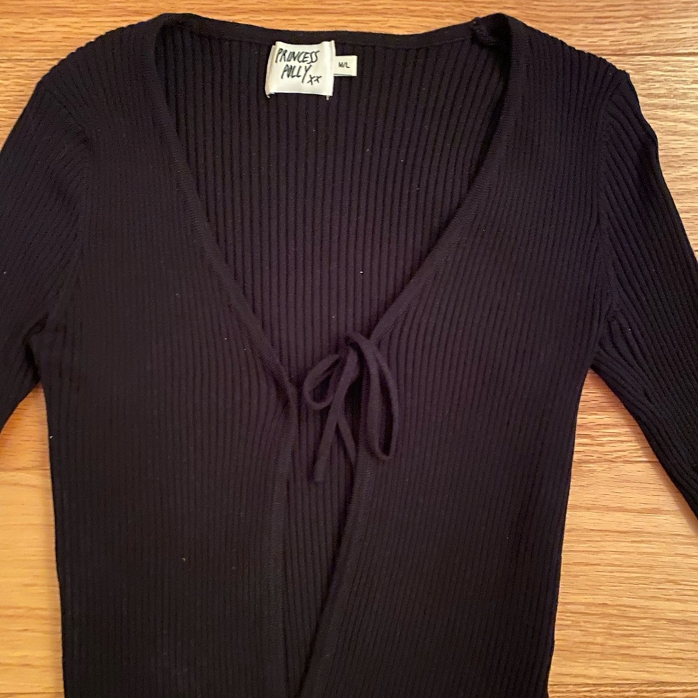 princess polly tie-front top